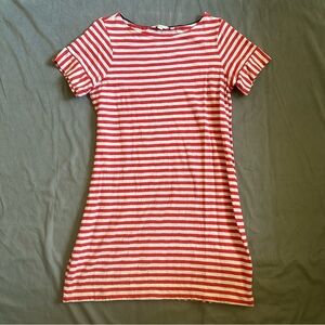 Boden Red and White Striped Dress EUC Size 10P